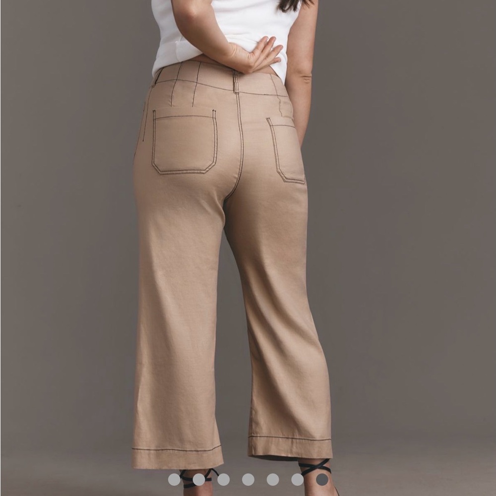Collette linen stitches pants - Picture 2 of 8